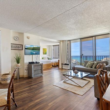 Beautifully Renovated 32Nd Floor Deluxe Ocean View Waikiki Condo Condo Хонолулу Екстериор снимка